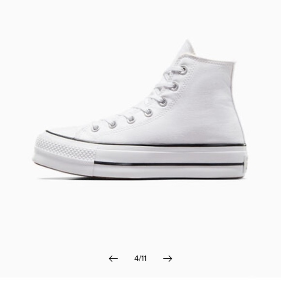 Nwob Platform Converse- White - Picture 2 of 5